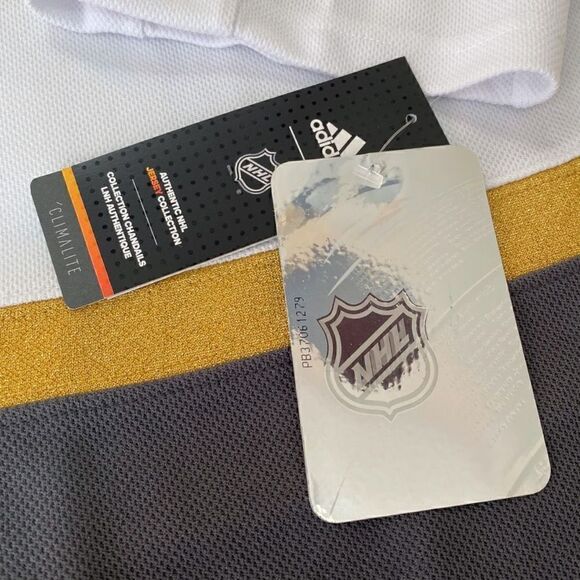 Adidas Las Vegas Golden Knight Away White Authentic Jersey Mens size 52/ Large - Picture 3 of 14
